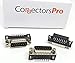 PC Accessories - Connectors Pro 10-Pack DB15 Male Right Angle PCB Mount Connector, 90 Degree D-Sub DB15 M PC Board Mt 10-PK