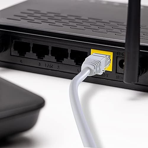 Mr. Tronic 100m Ethernet Network Bulk Cable | CAT5E, AWG24, CCA, UTP, RJ45 | High-Speed Data | LAN Gigabit Internet Connection | For Game Consoles, PC, Router, Modem, Switch, TV (100 Meters, Grey)