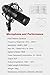 immagine 4ZINGYOU microfono da tavolo set ZY-801 + microfono a condensatore professionale per la trasmissione e la registrazione includono treppiede per, shock mount e filtro pop