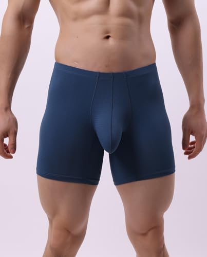 WINDAY Men's Breathable Underwear Sports-Inspired Moisture Wicking Boxer Briefs2