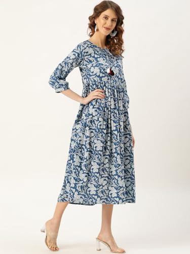 Image of Women's Floral Gathered Kurta