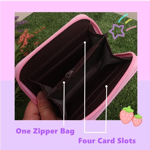 Aacks AACKS22 Smile Coin Purse Happy Face Wallet Girls Small Wallet Happy Kids Wallet thumb #3