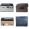 Bluetooth Cassette & Vinyl Record Player with Remote, Built-in Speakers, SD/Aux-In/Out, 3 Speed Turntable for Home Audio & Music Lovers #5