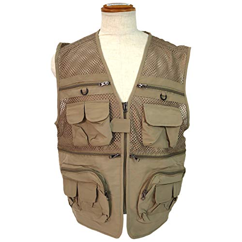 ファインジャパン フィッシングベスト FJ-D169 (ベージュ, M)