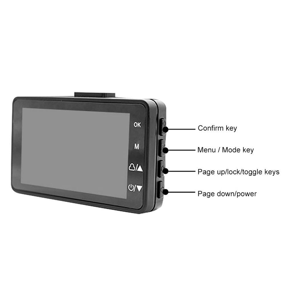 Telecamera DVR per moto con telecamera anteriore posteriore Dual Video Registrazione in loop impermeabile Registratore di guida per moto Sostituzione