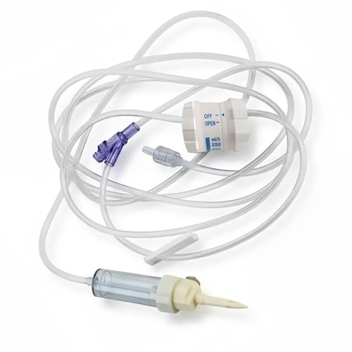 (8PCS/Box) IV Extension Set IV Tubing Precision Regulator Sterile Individually Packaged for Laboratories and Veterinary Use(8PCS/Box)