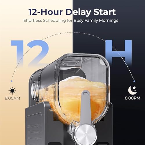 Image of Slushie Machine, No Ice Needed Slushy Maker for Home, Real-Time Temp Display, Frozen Drink Maker with 6 Preset Programs for Ice Cream, Frappes, Milk Shake and More, Black, 1 Pack+3Modes