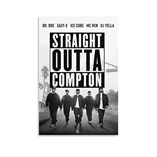 Ywvwy Nwa Hip Hop Group Music Band Home Decor Poster Wall Art Hanging Picture Print Bedroom Decorative Painting Posters Unframed 12X18Inch(30X45Cm) #TOP4