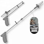 ZENO Spider Catcher 84CM | Spider Catcher with Long Handle | Humane Bug Catcher Tool for Safe Spider & Insect Removal at Home | Easy One Hand Trigger Grip, Soft Anti Crush Bristles (Grey)