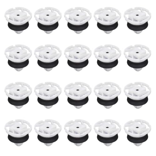 Image of 20 pcs Interior Door Trim Panel Card Retainer Clips 7703077476 Compatible with Peugeot Renault Citroen, Retainer Clips, Interior Door Trim Panel Card Retainer Clips, Interior Door Trim Panel