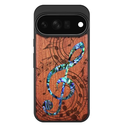 Coque Pixel 11 Pro XL en bois et nacre Carveit chic et magnétique