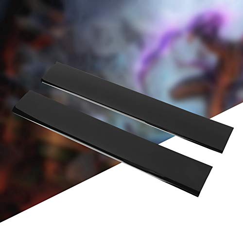 Placa frontal leve durável resistente ao desgaste para substituição de console fino PS3 capa esquerd