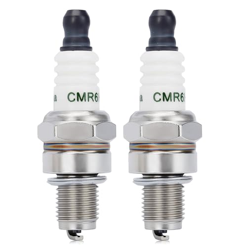CMR6H Spark plug for NGK CMR6H 3365 Champion RZ7C STHIL FS40 FS40C FS56 FS56RC FS90 FS90R FS100 FS110 BR600 4 MIX Trimmer Chainsaw 2 PACK