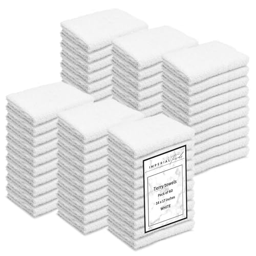 Terry Bar Mop Towels (Value Pack of 60) Size 14