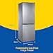 Russell Hobbs Fridge Freezer Low Frost Silver 60/40, 174 Total Capacity, Freestanding 50cm Wide 145cm High, Fast Freeze, Adjustable Thermostat, 2 Year Guarantee RH145FF501E1S