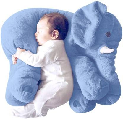 MPR Enterprises - Blue Elephant Baby & Kids Sleeping Pillow Soft Toys Teddy Bear in Size of 50 Cm Long - 50 cm (Blue) (B09KHLXLXL) Amazon Price History, Amazon Price Tracker