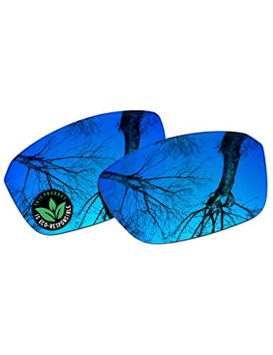 Image of Raydi Polycarbonate Replacement Lenses & Nosepads for Oakley Split Shot OO9416 Rectangular Sunglasses