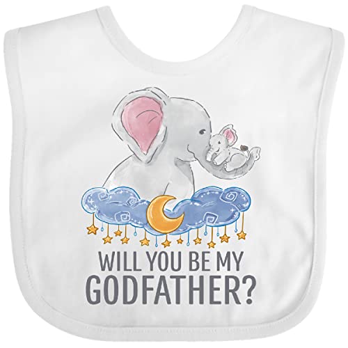 inktastic Will You Be My Godfather Baby Bib