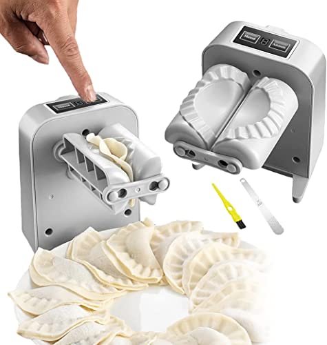 Baotkere Electric Dumpling Machine, kitchen Gadgets Ravioli Gnocchi Pasta Press Maker in Automatic or Manual 2 mode, With a Spoon...
