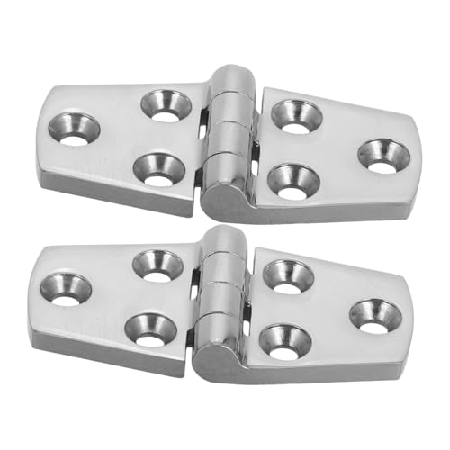 NULYLU Stainless Steel Hinge Marine Grade Hinges for Rv 2pcs Boat Heavy Duty Cabinet Boat Seat Rv Cabinet Doors Hardware
