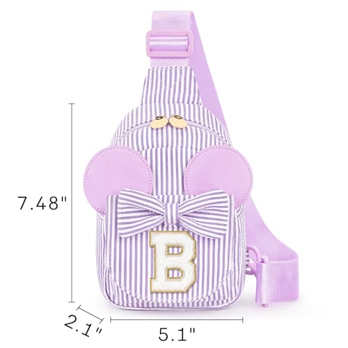 Image of Sling Bag for Girls Gift, Toddler Girl Toys, Purple B | Cute Design, Adjustable Strap, Premium Durable Materials, Ideal Gift for Girls 4-6 for Birthdays, Christmas & Holidays