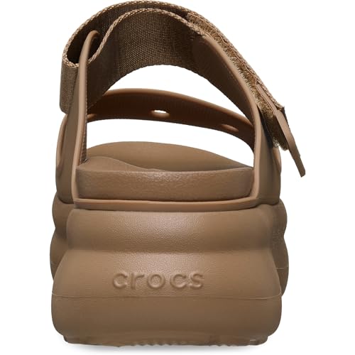 Crocs Soho Sandales à plateforme à deux brides, Sepia, 10