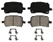 Wagner QuickStop ZD1028 Ceramic Disc Pad Set, Front