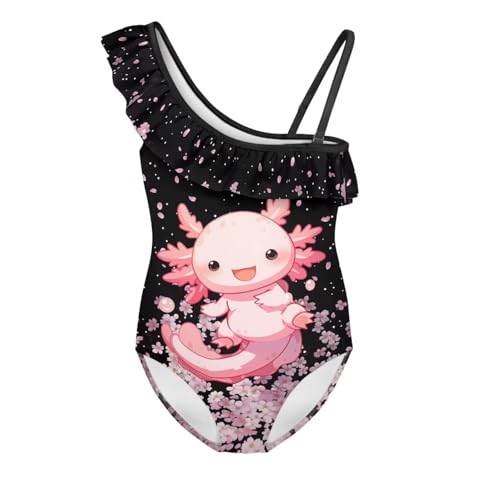 Image of Yzaoxia Girls Swimsuits One Piece Bathing Suit Sleeveless Gymnastics Swimwear for Kids 3-14Y