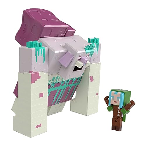 Mattel Minecraft Legends Devorador con slime Figura de acción grande con accesorios, juguete +6 años (HNC08)