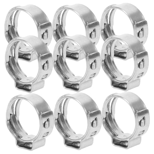 VALICLUD 50pezzi Morsetti Pex Acciaio Inossidabile Raccordi Pex Anelli Di Crimpatura Clip Strumento Di Crimpatura Professionale Morsetto Per Tubo Del Carburante