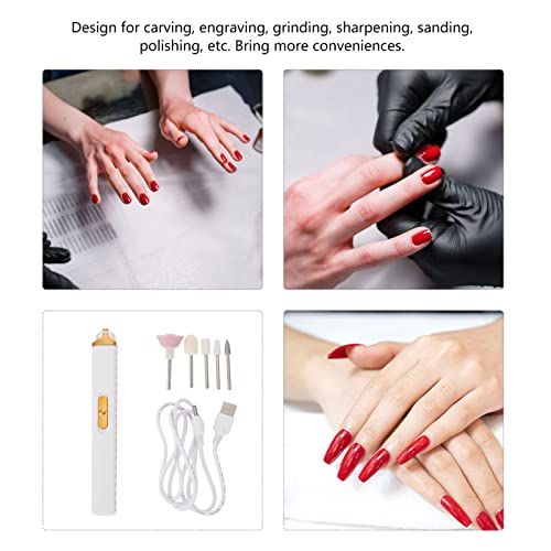 Set de taladro eléctrico para uñas acrílicas miniatura 5