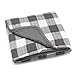 Parker Baby Muslin Blanket - 100% Soft Cotton Baby Quilt and Kids Blanket - Unisex, Gender Neutral - Gray Buffalo