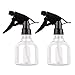 Produktbild JiatuA Sprühflasche, 250 ml Kunststoff Zerstäuber Leere Sprühflasche mit Verstellbare Sprühkopf, Sprüher für Küche, Bad, Wasser, Reinigungslösung Haustier Garten - Transparent
