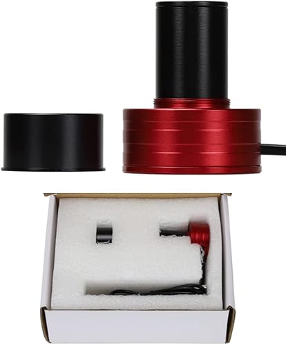 Ocular electrónico de 2 millones de píxeles 1.25 pulgadas telescopio digital ocular con puerto USB, telescopio/microscopio accesorio de cámara para