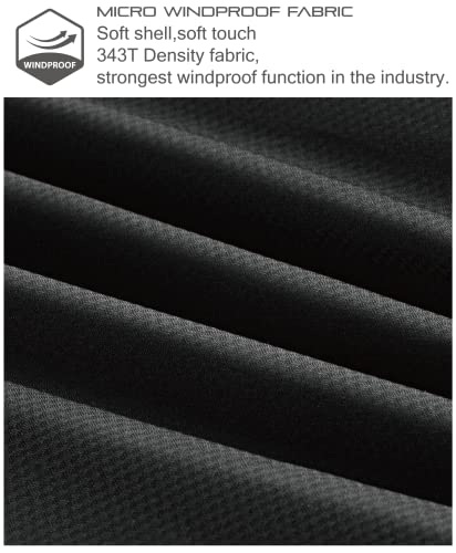 Cerotipolar Men's Cycling Vest With 3 Reflective Tape Cargo Pockets, Micro Softshell Windproof Bike Vest #TOP2