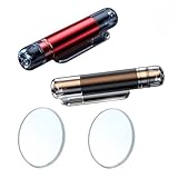 Gimnpyp Gurtschneider Notfallhammer Auto Notfall Werkzeug,2 Stück Nothammer Auto Glasbrecher Federkorn Sicherheitshammer mit Testglas Autoscheiben Zertrümmerer Sicherheitstool für Auto und Bus