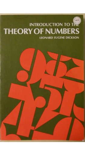 Introduction to the Theory of Numbers B000VB49HI Book Cover