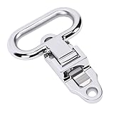 OVAQUIXI Escalón de Seguridad Plegable, Escalón de Carrocería Utilizable Plegable de Acero Inoxidable 316 Universal para Barcos, Autocaravanas, Camiones y Remolques