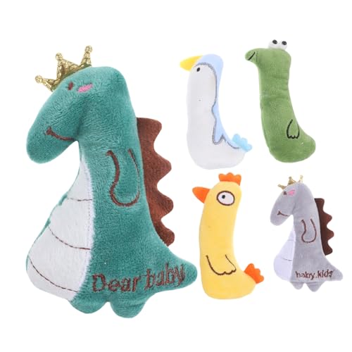 VANZACK 5個 キャットニップのおもちゃ かわいい 猫のおもちゃ 猫用の豪華なおもちゃ こんにちは 室内猫用おもちゃ 猫用のおもちゃの枕 ペット用品 子猫の おもちゃ ぬいぐるみ