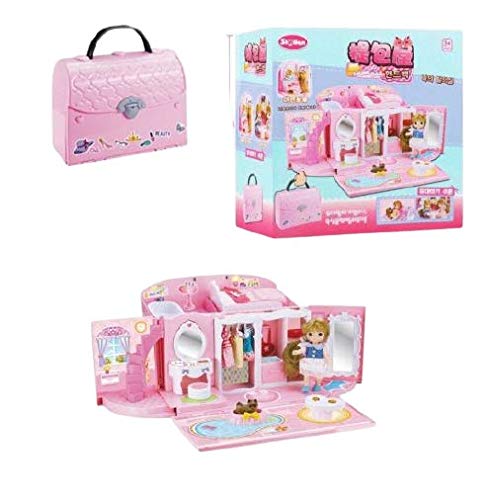 Amazon.co.jp: 子供 おもちゃ 女の子 ドールハウス バッグ 人形の家 