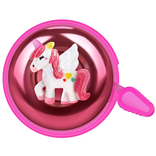 Bocina de bicicleta infantil de unicornio para paseos seguros en el parque