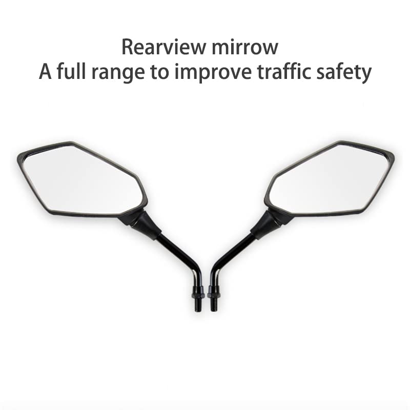 Rétroviseur moto 10mm stable contre les vibrations et angles morts - 4