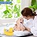 Baby Bath Thermometer Famidoc FDTH-V0-22 Water Temperature Test Floating on Water and Room Digital Bath tub Thermometers Duck Bath Thermometer Baby Safety New Upgraded