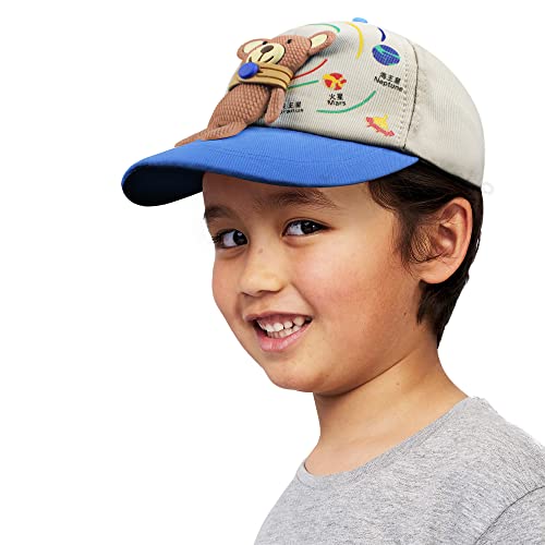 Image of VRITRAZ Unisex Kids Baseball Cap | Soft Cotton Adjustable Sun Hat for Boys & Girls | Casual Outdoor Summer Wear (4-12 Year)