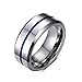 LOVERSRING His and Hers Wedding Ring Sets Couples Rings 10K White Gold Filled heart cz Wedding Engagement Ring Bridal Sets Men's tungsten carbide Wedding Band