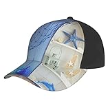 BYTKMRY Bootsform Regal Bedruckte Baseballkappe Verstellbare Papa Hut Sport Trucker Hut für Männer Frauen, Regal in Bootsform, One size