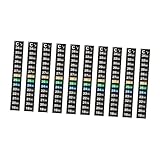 【Application facile】 : Ces autocollants pour terrarium permettent de tester facilement la température de l’eau. Leurs changements de couleur nets permettent de contrôler la température de l’eau en un ’œil.