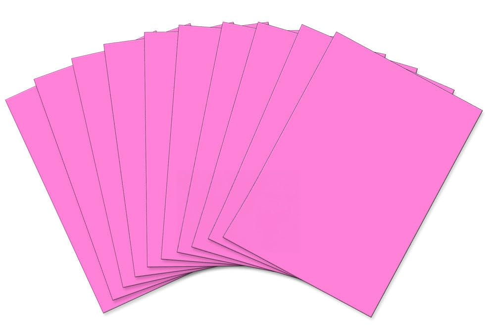 Funky Foam A4 Pink Pack of 10 Sheets