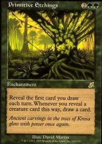Magic: the Gathering - Primitive Etchings - Scourge - Foil