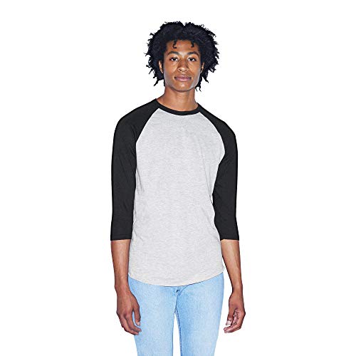 American-Apparel-Mens-5050-Raglan-34-Sleeve-T-Shirt-2-Pack